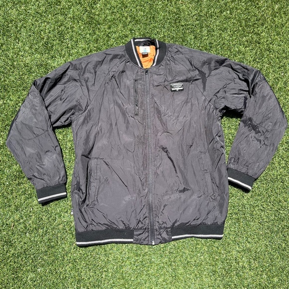 VTG 00’s / Y2K FourStar Carroll Black Bomber Jacket - Picture 1 of 6